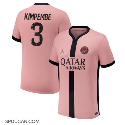 Muški Nogometni Dres Paris Saint-Germain Presnel Kimpembe #3 Rezervni 2024-25 Kratak Rukav